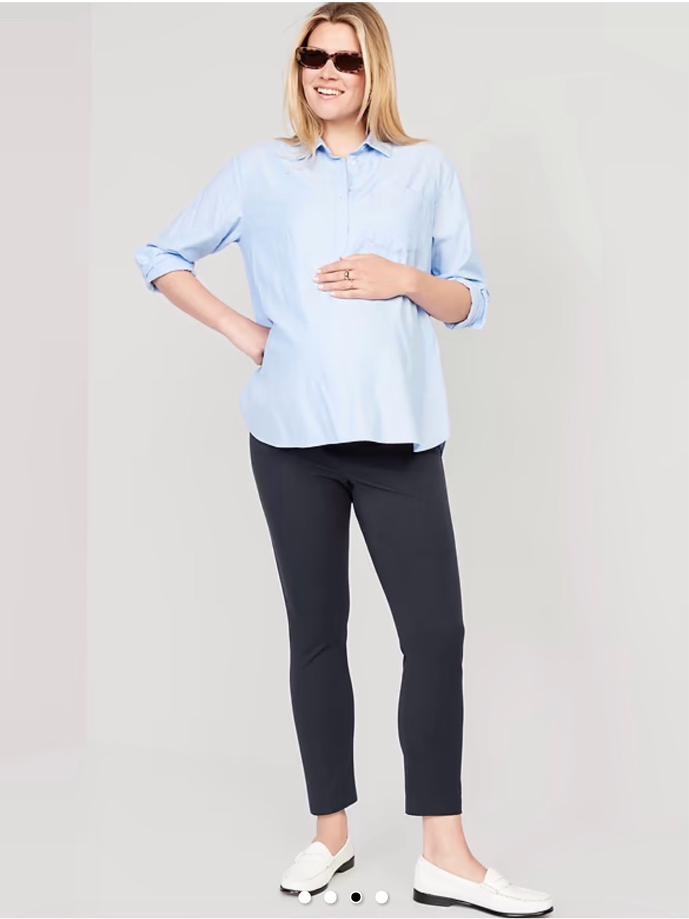 Old Navy Maternity Side-Panel Pixie Ankle Pants BNWT